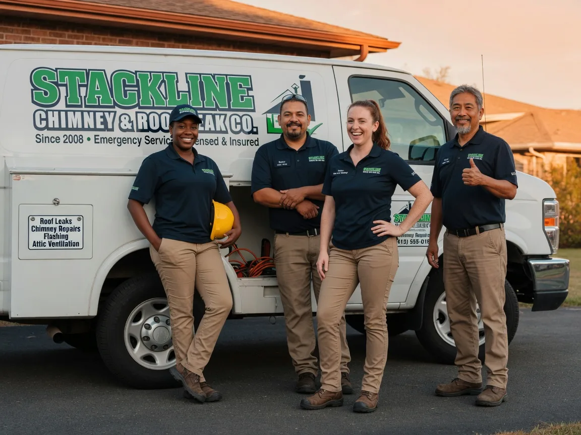 Chimney flashing repair company in Midway Park, NC
